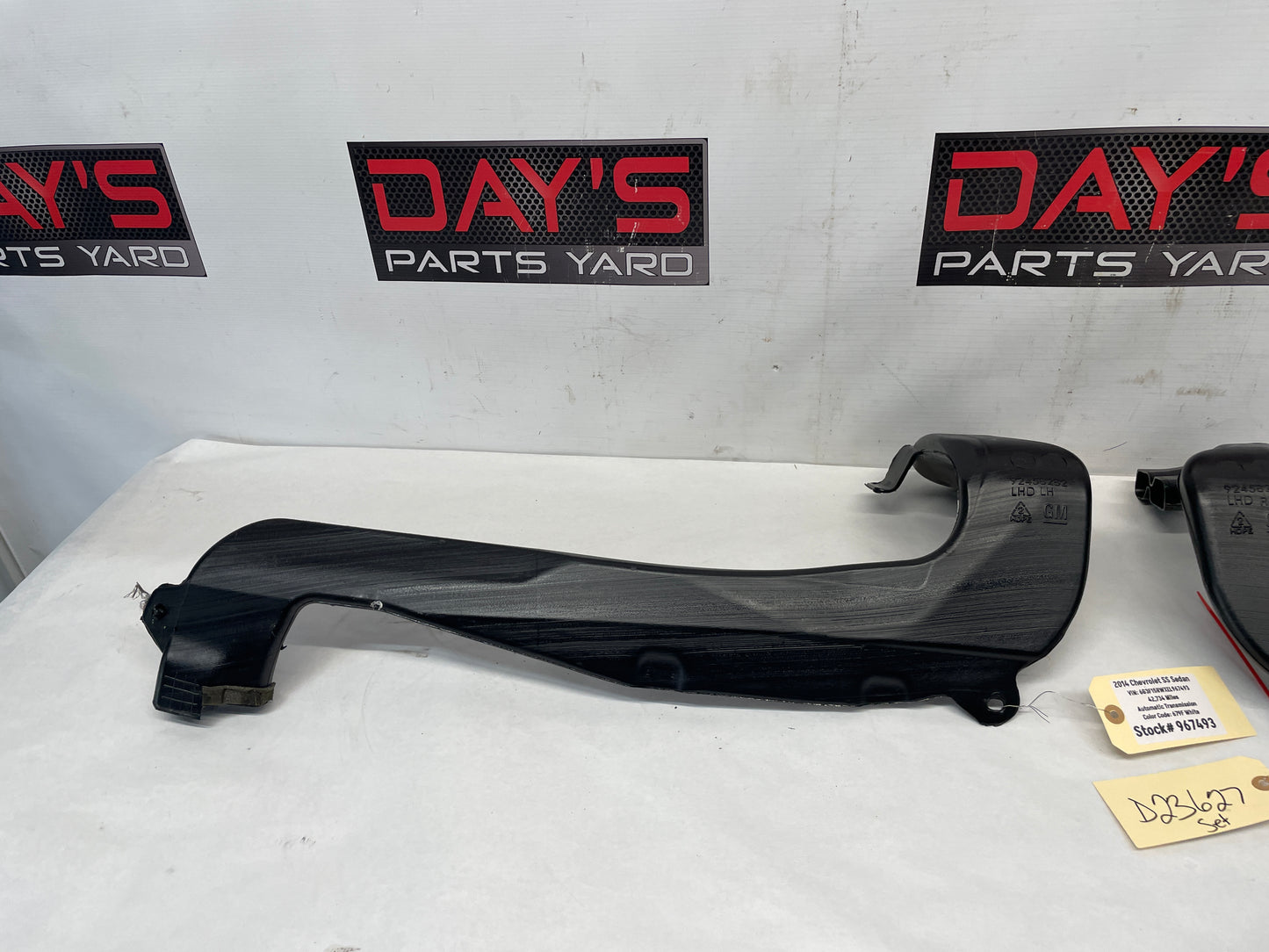 2014 Chevy SS Sedan RH & LH HVAC Carpet Air Vent Ducts OEM - Day's Parts Yard