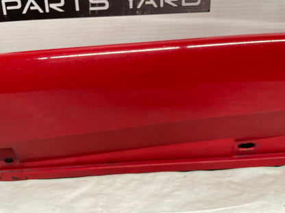 2006 Pontiac GTO LH Driver Rocker Molding Side Skirt Trim Panel Red OEM - Day's Parts Yard