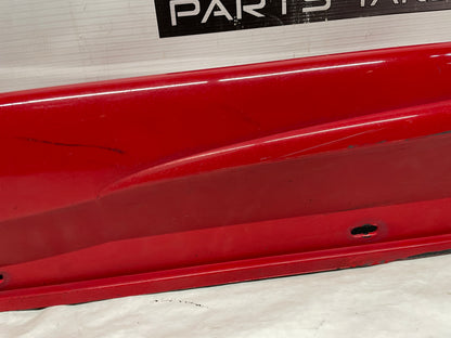 2006 Pontiac GTO LH Driver Rocker Molding Side Skirt Trim Panel Red OEM - Day's Parts Yard