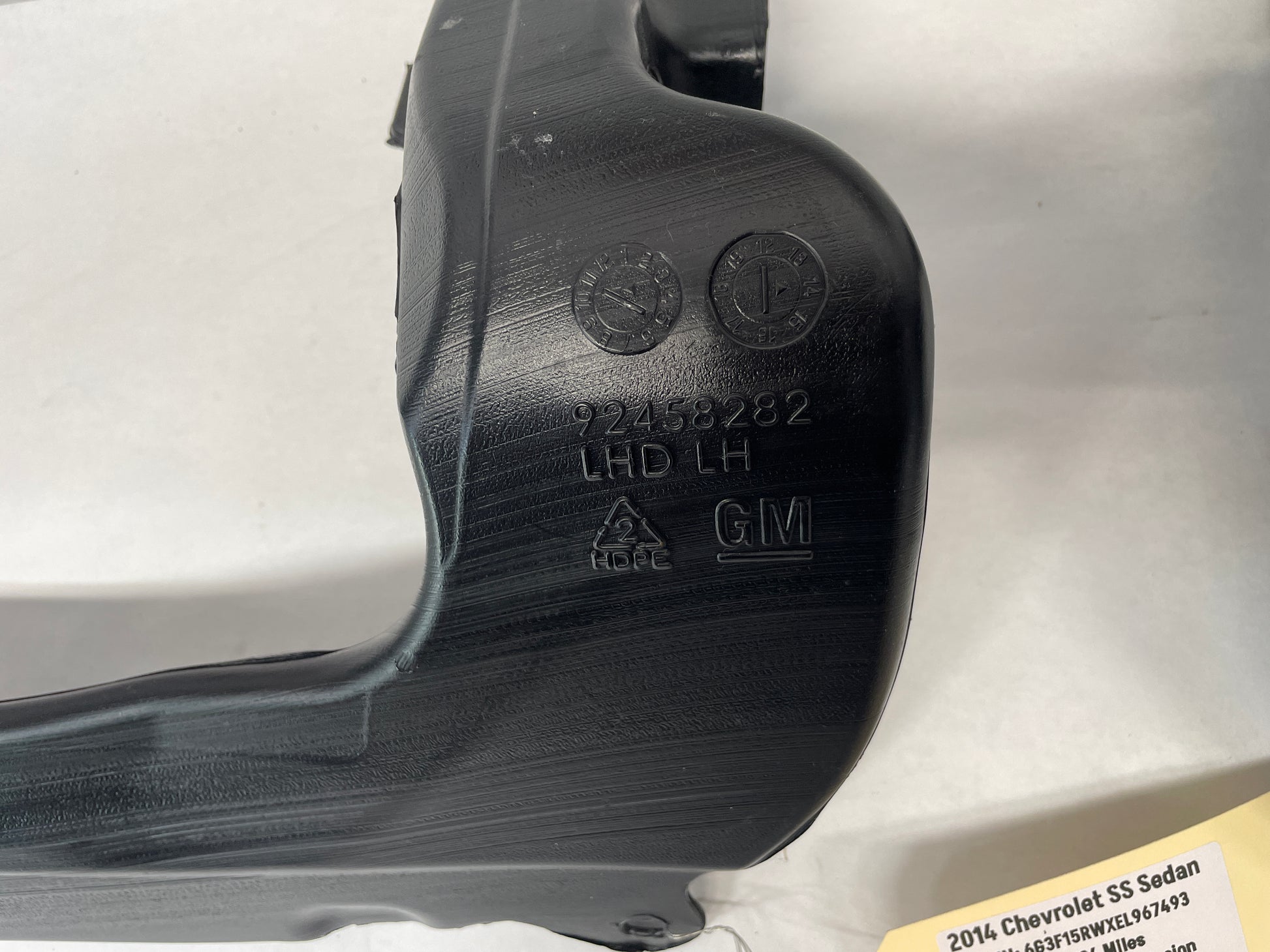 2014 Chevy SS Sedan RH & LH HVAC Carpet Air Vent Ducts OEM - Day's Parts Yard
