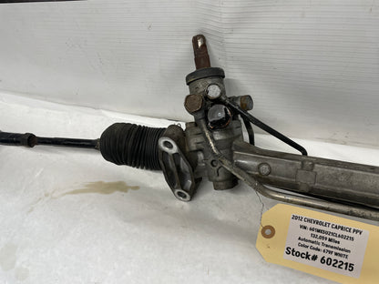 2012 Chevy Caprice PPV Power Steering Rack and Pinion Gear OEM