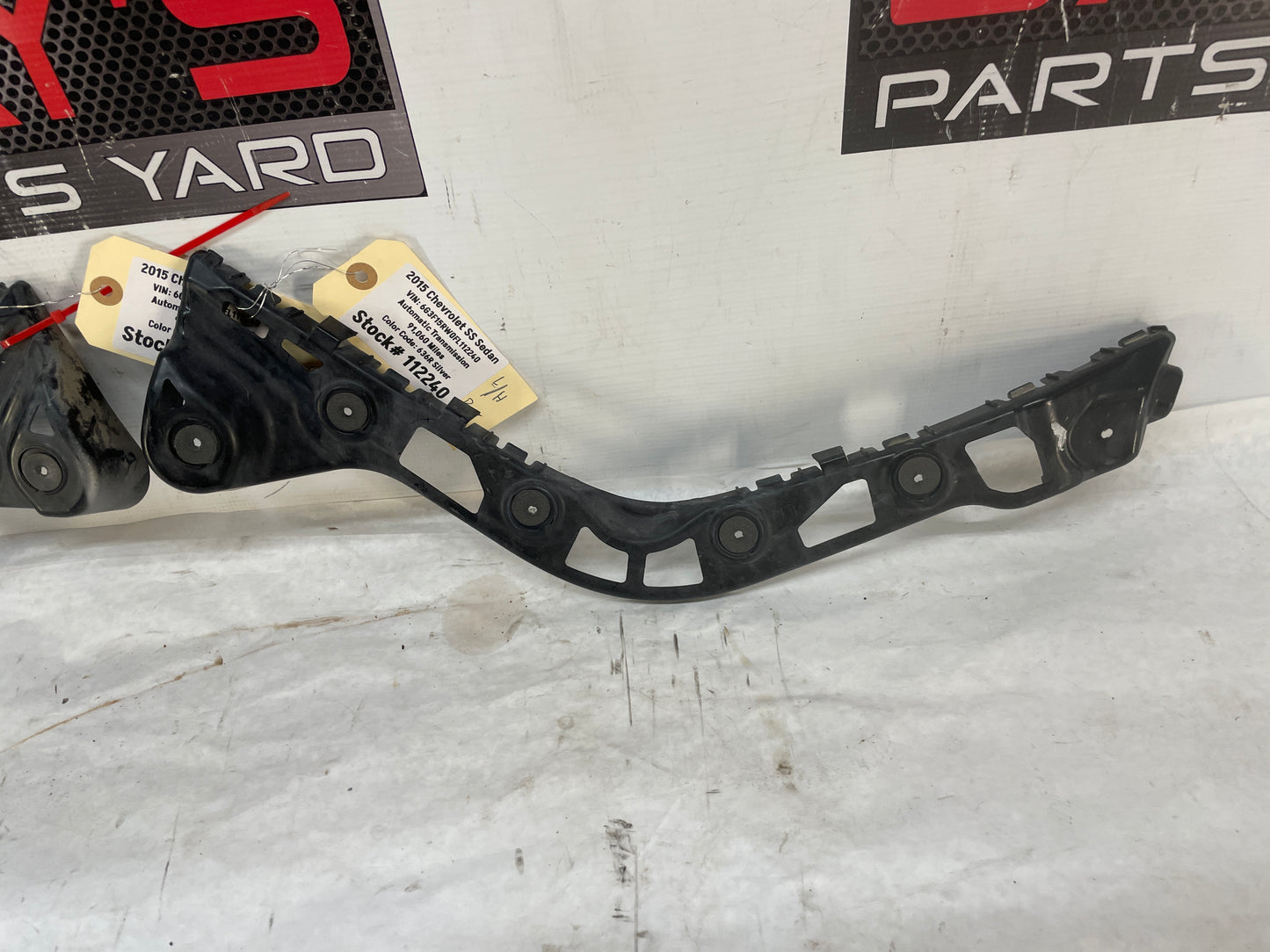 2015 Chevy SS Sedan RH & LH Rear Bumper Brackets Guides OEM