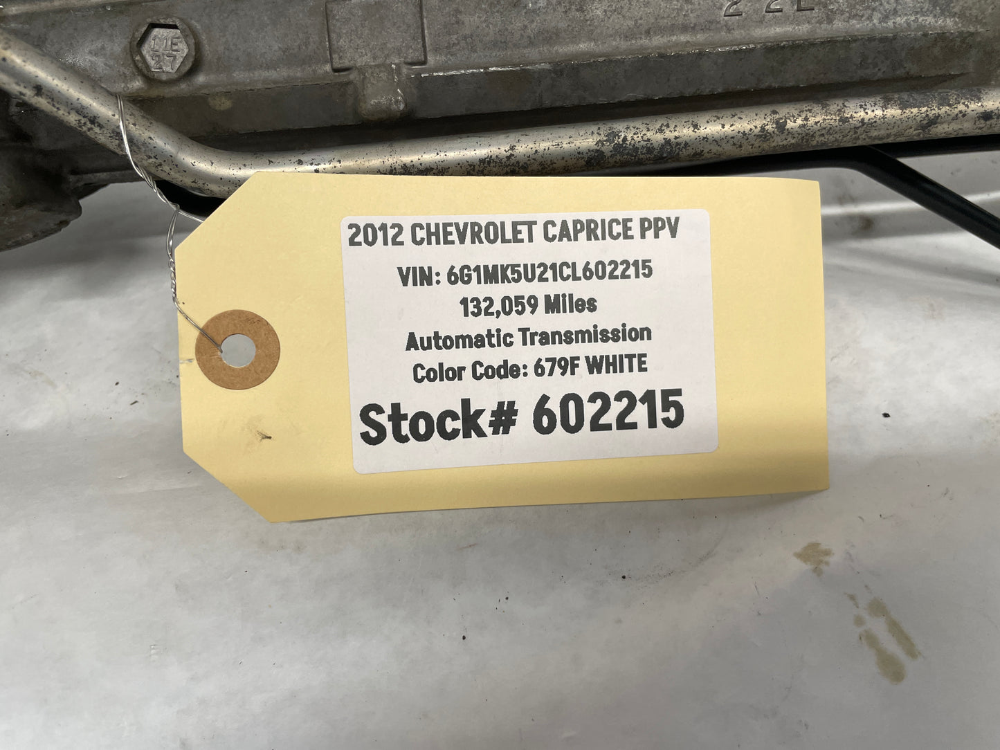 2012 Chevy Caprice PPV Power Steering Rack and Pinion Gear OEM