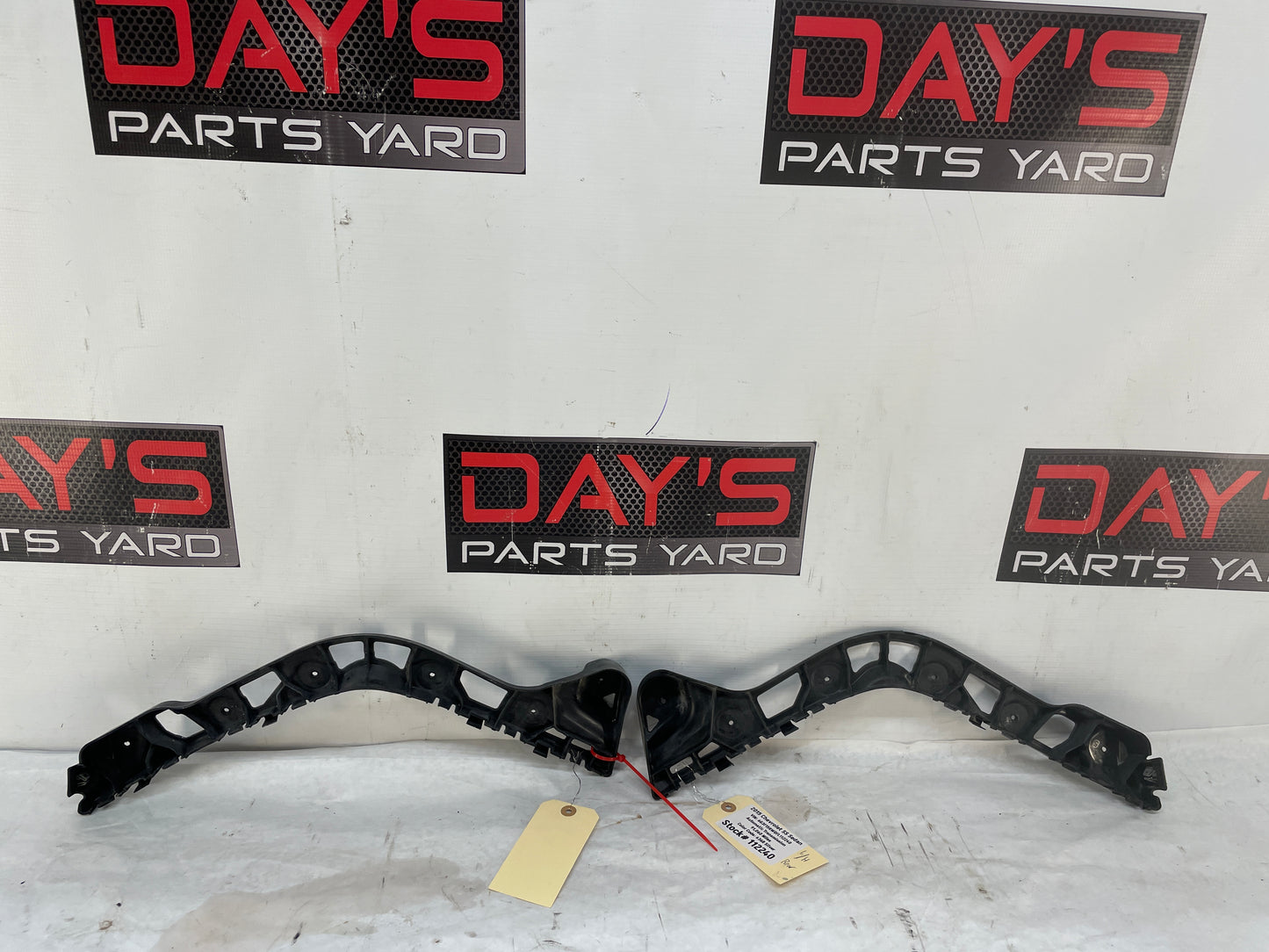 2015 Chevy SS Sedan RH & LH Rear Bumper Brackets Guides OEM