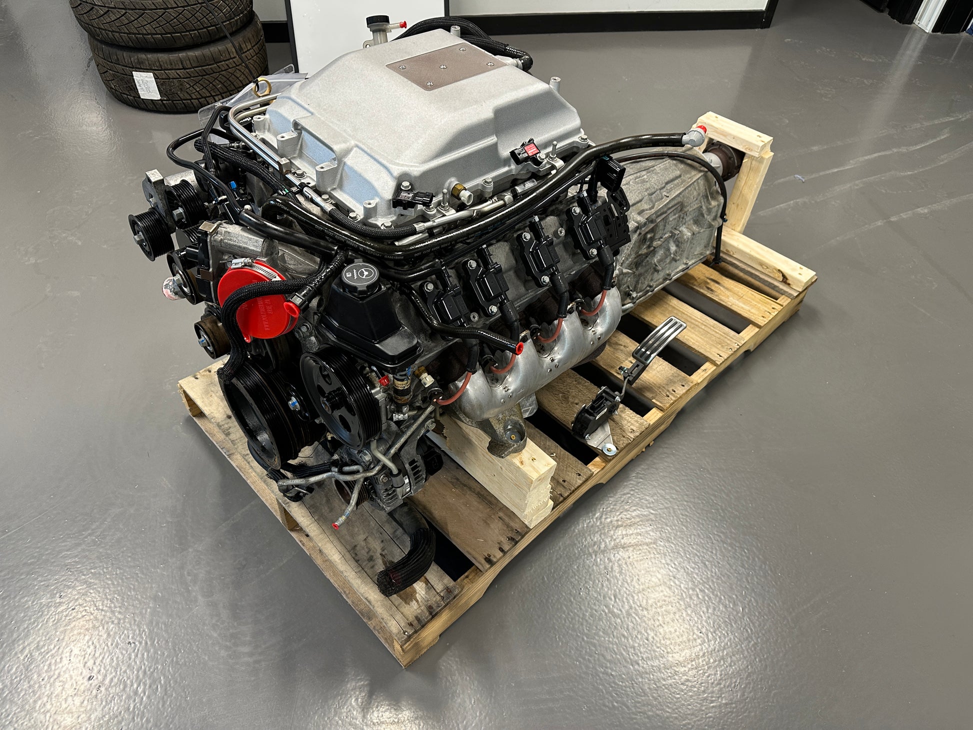 LSA 6.2L Factory Supercharged Engine Motor 6L90 Auto Trans Drivetrain Pullout 556HP 28k - Day's Parts Yard