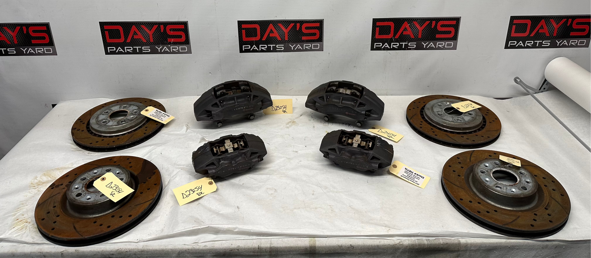 2017 Chevy Camaro SS Brembo Brake Calipers and Rotors OEM - Day's Parts Yard