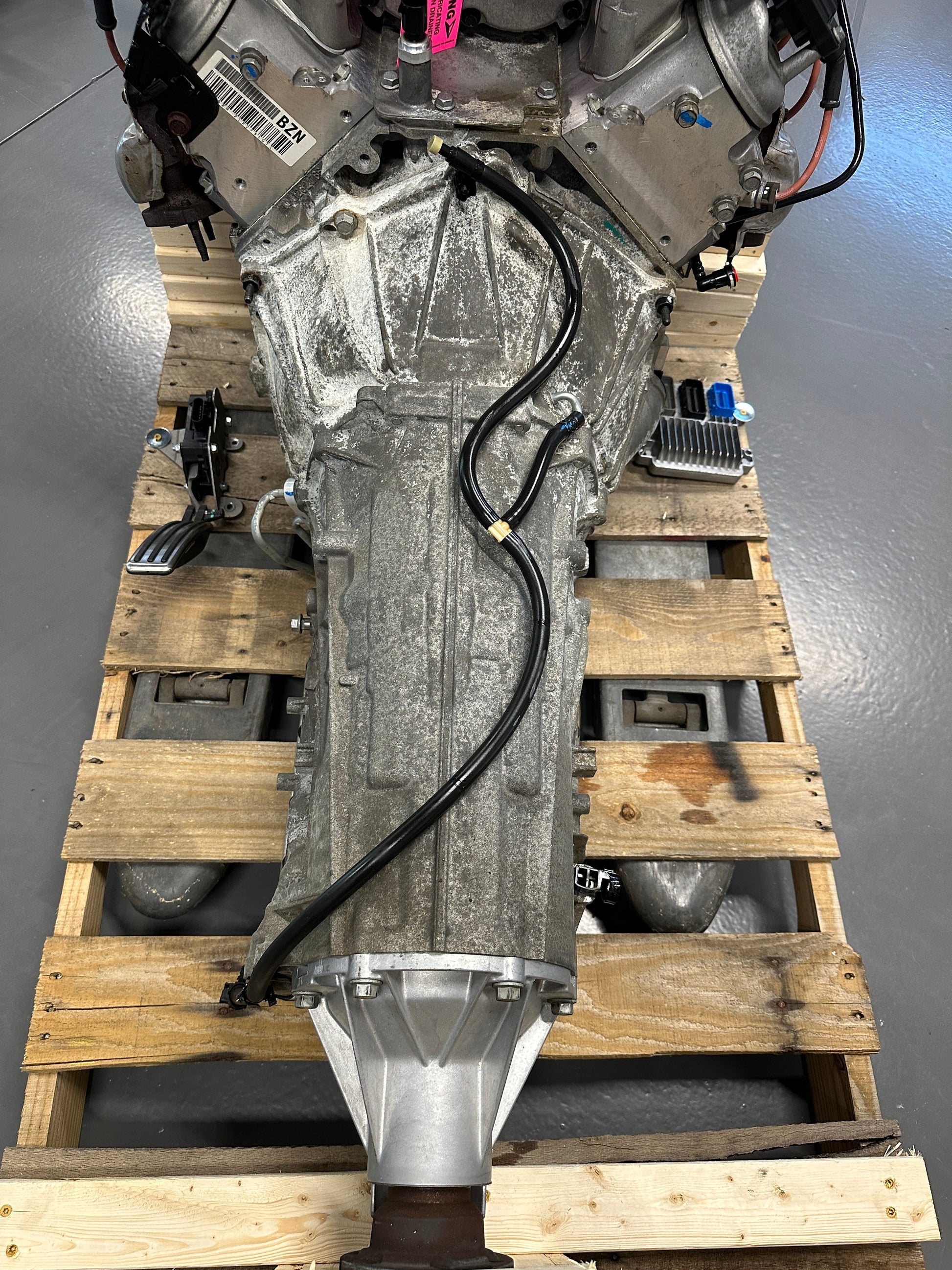LSA 6.2L Factory Supercharged Engine Motor 6L90 Auto Trans Drivetrain Pullout 556HP 28k - Day's Parts Yard