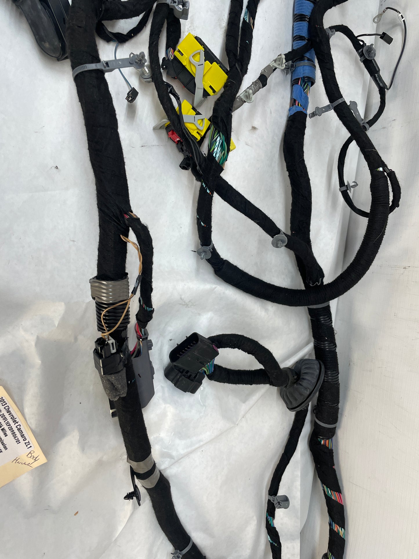 2013 Chevy Camaro Body Chassis Wire Wiring Harness Assembly OEM - Day's Parts Yard