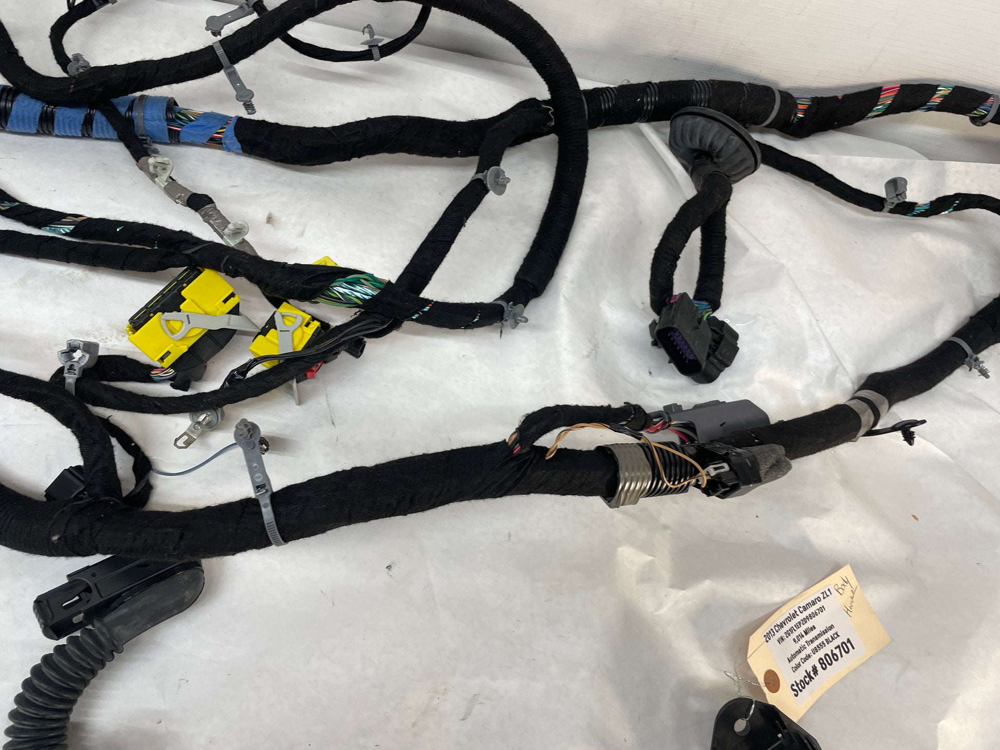 2013 Chevy Camaro Body Chassis Wire Wiring Harness Assembly OEM - Day's Parts Yard