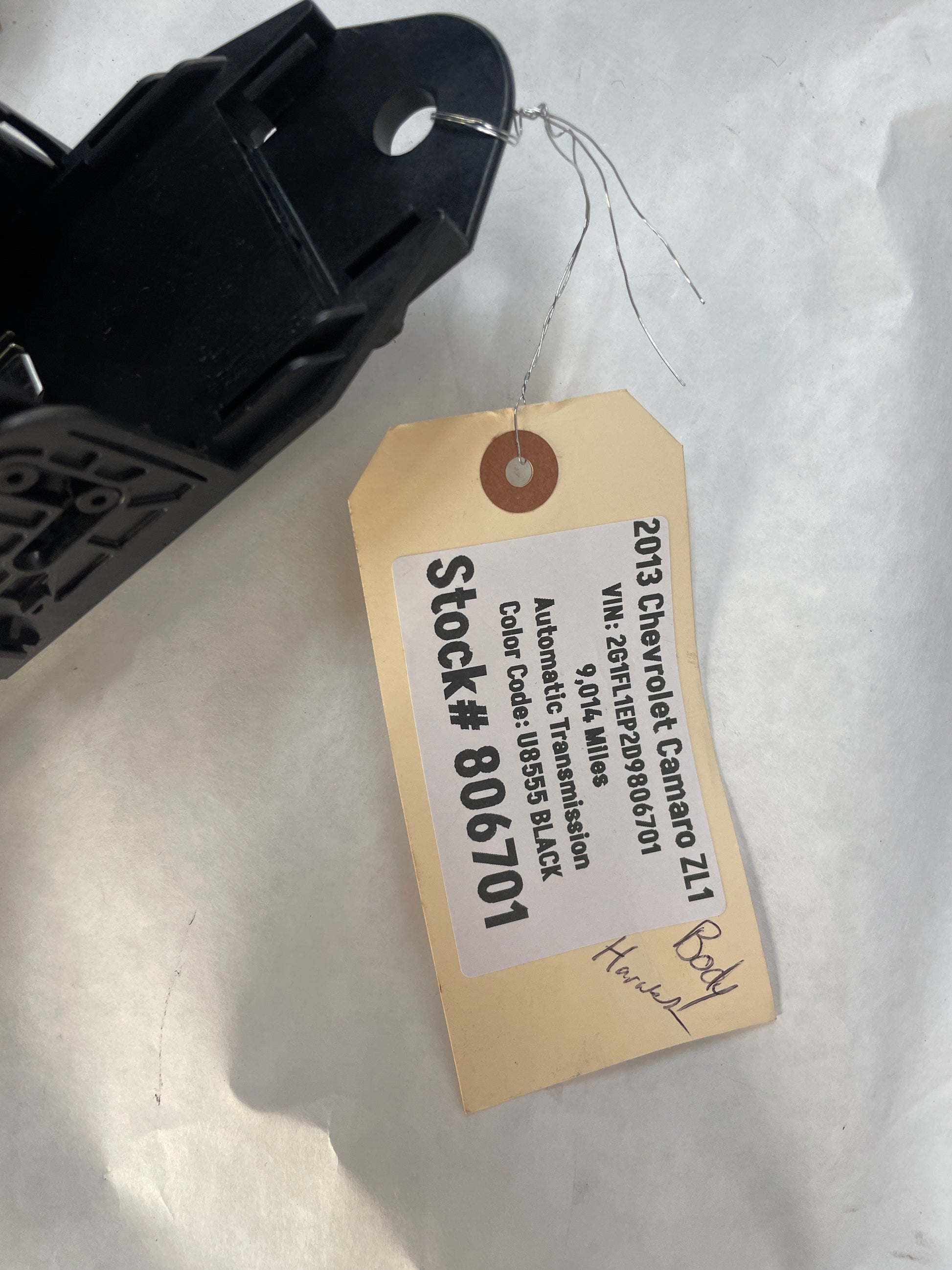 2013 Chevy Camaro Body Chassis Wire Wiring Harness Assembly OEM - Day's Parts Yard