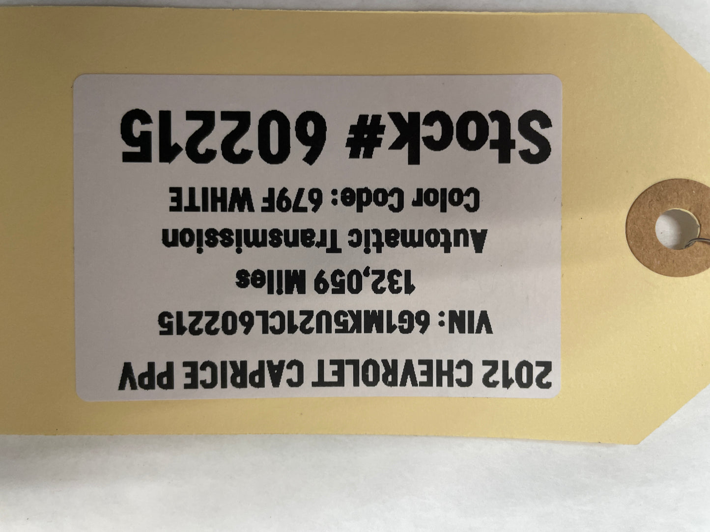 2013 Chevy Caprice PPV LH Driver Front Door Window Glass OEM