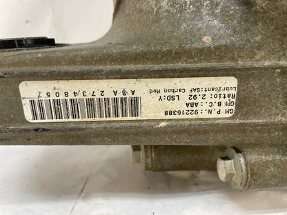 2009 Pontiac G8 GT Rear End Rearend Carrier 2.92 LSD Differential OEM