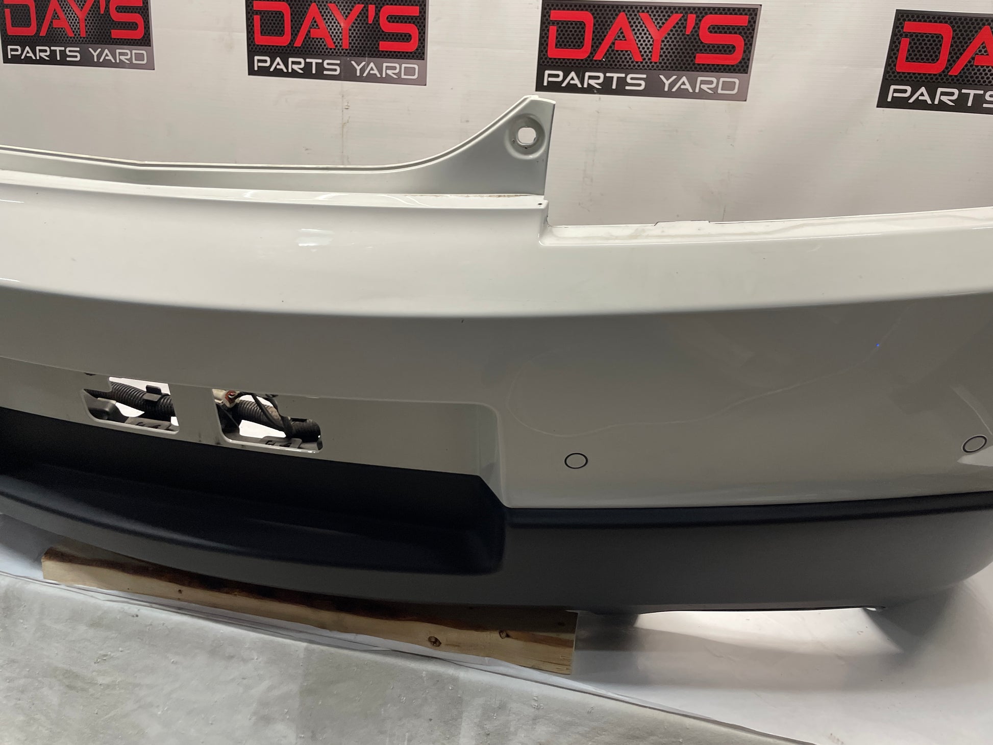 2014 Chevy Camaro ZL1 Complete Rear Bumper Cover White OEM - Day's Parts Yard