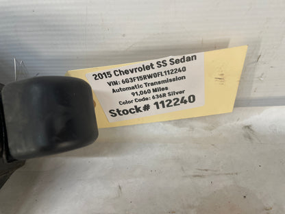 2015 Chevy SS Sedan Fuel Tank Gas Door Cover Silver OEM