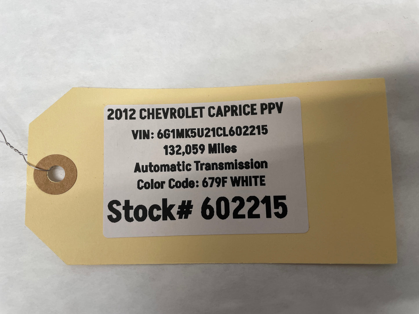 2013 Chevy Caprice PPV RH Passenger Front Door Window Glass OEM