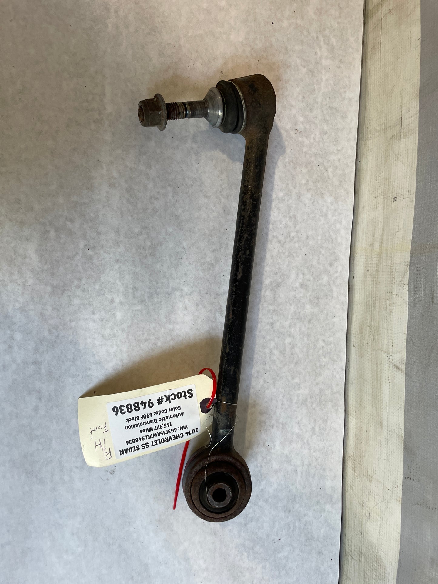 2014 Chevrolet SS Sedan Front RH Passenger Lower Control Arm OEM