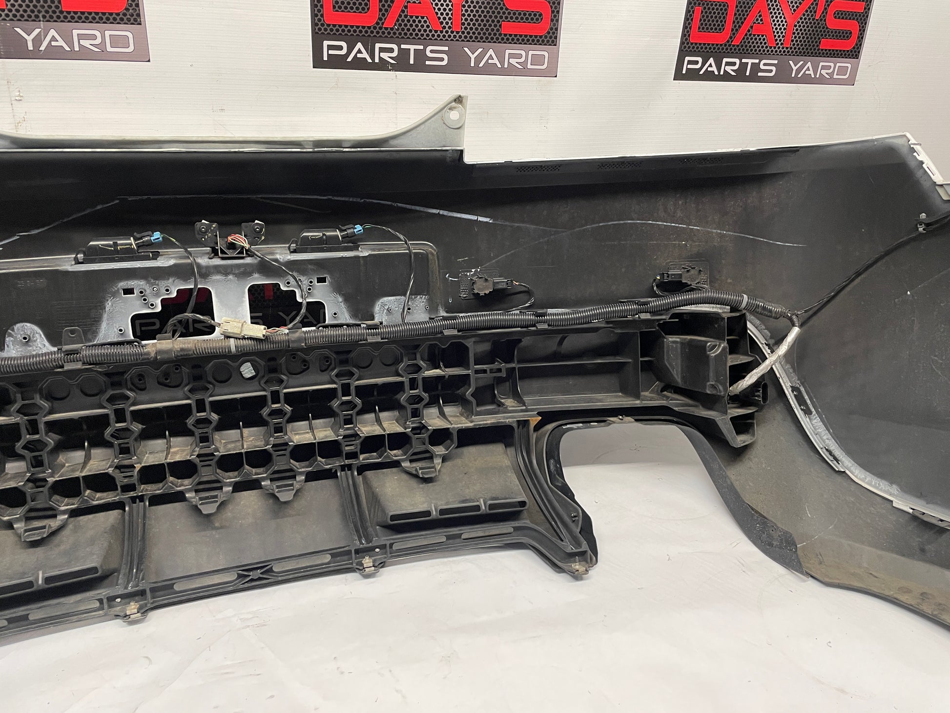 2014 Chevy Camaro ZL1 Complete Rear Bumper Cover White OEM - Day's Parts Yard
