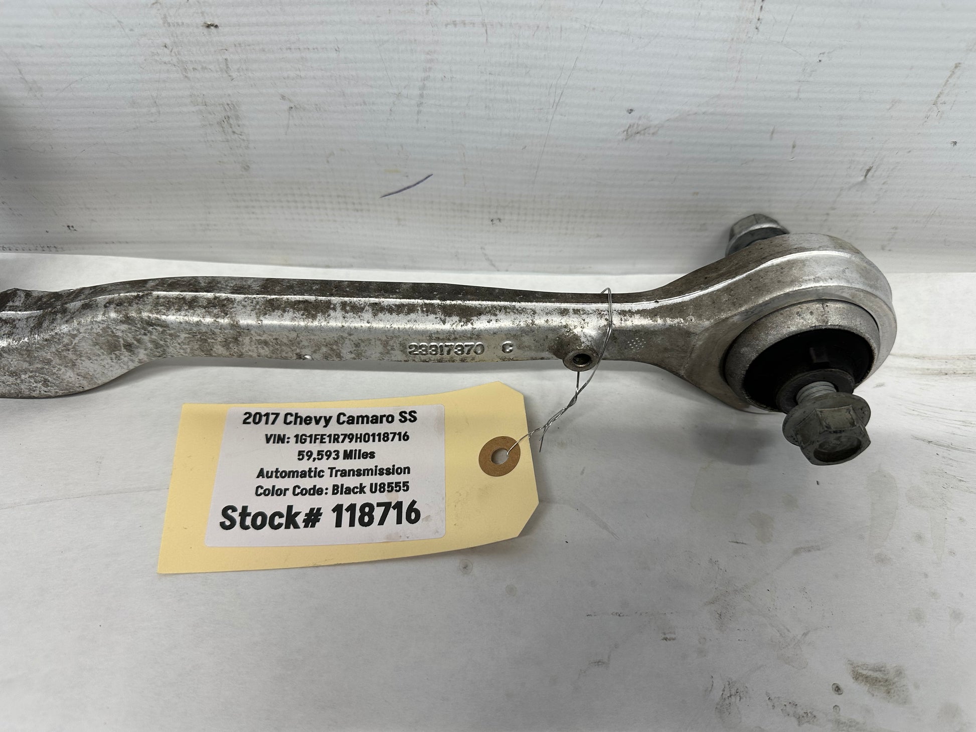 2017 Chevy Camaro SS Front RH Passenger Control Lower Arm OEM - Day's Parts Yard