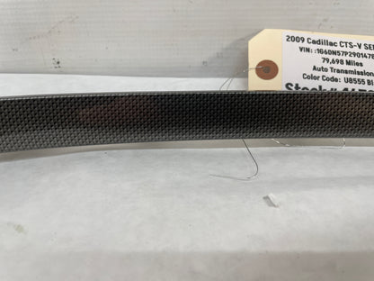 2009 Cadillac CTS-V Sedan Carbon Fiber Dash Trim Panel Molding Inserts OEM - Day's Parts Yard