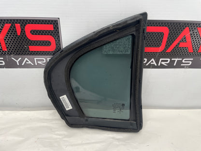 2017 Chevy SS Sedan LH Driver Rear Door Quarter Window Glass OEM - Day's Parts Yard