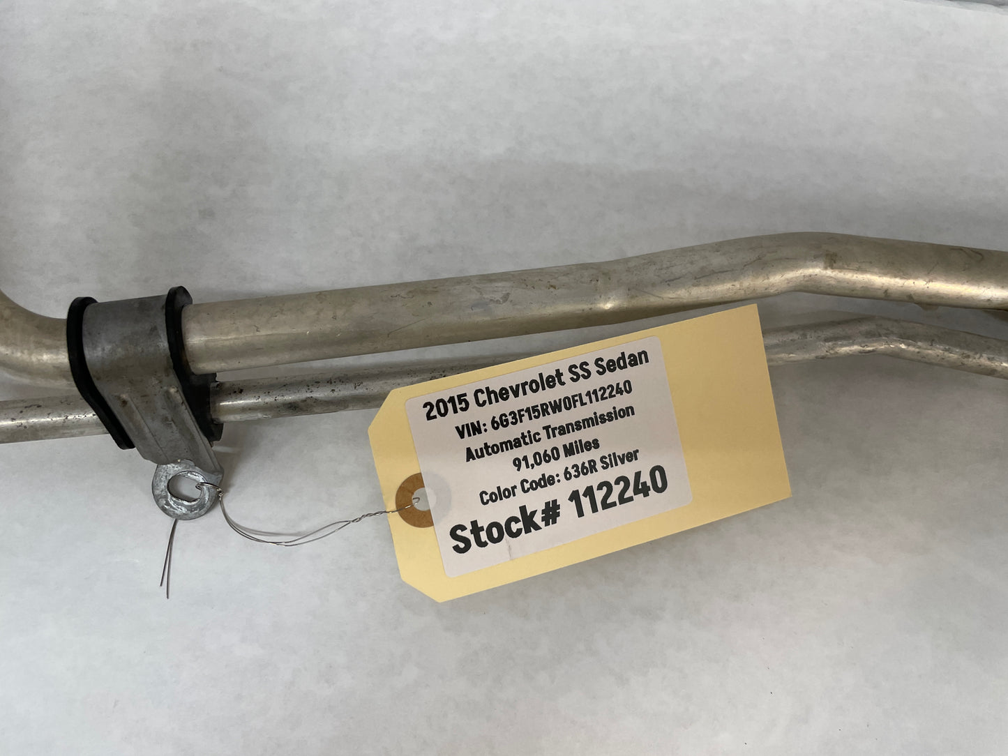 2015 Chevy SS Sedan AC A/C Air Conditioner Compressor Manifold Hose Line Tube OEM