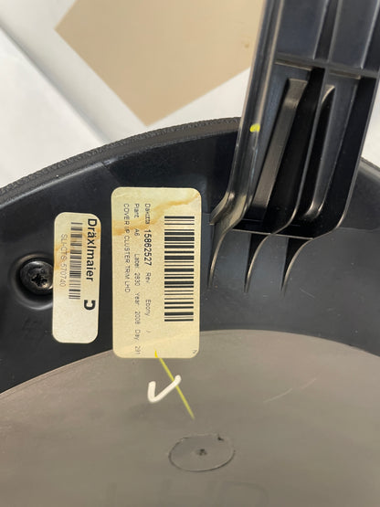 2009 Cadillac CTS-V Sedan Instrument Cluster Upper Dash Trim Panel Cover Hood OEM - Day's Parts Yard