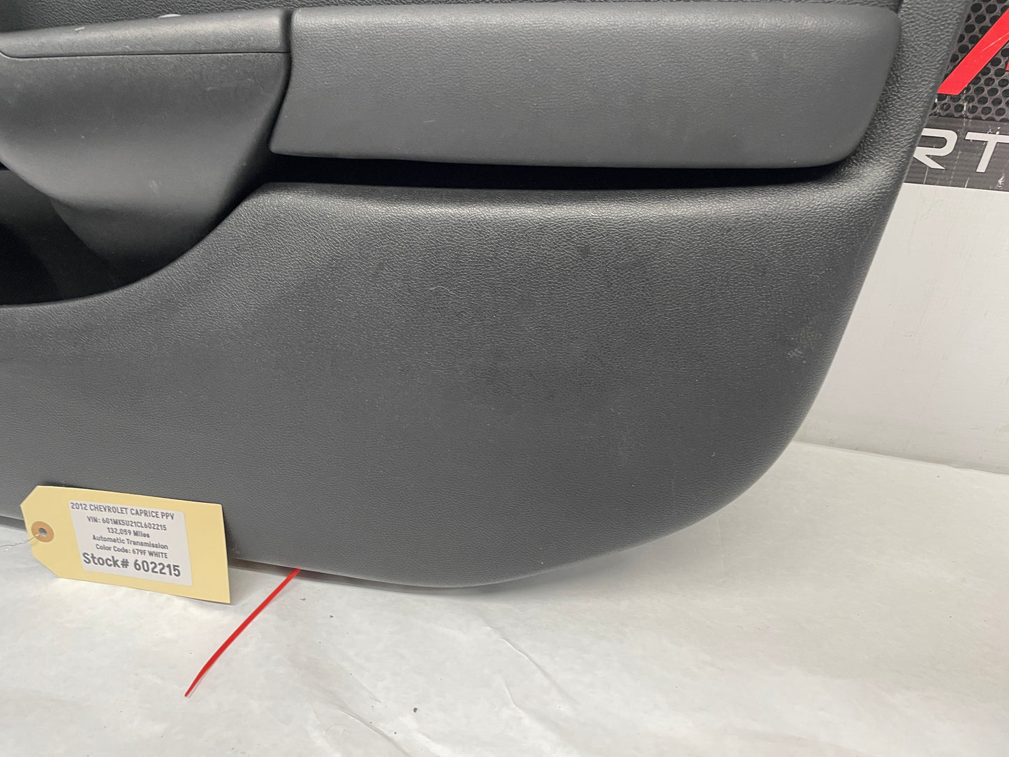 2012 Chevy Caprice PPV RH Passenger Front Interior Door Panel OEM
