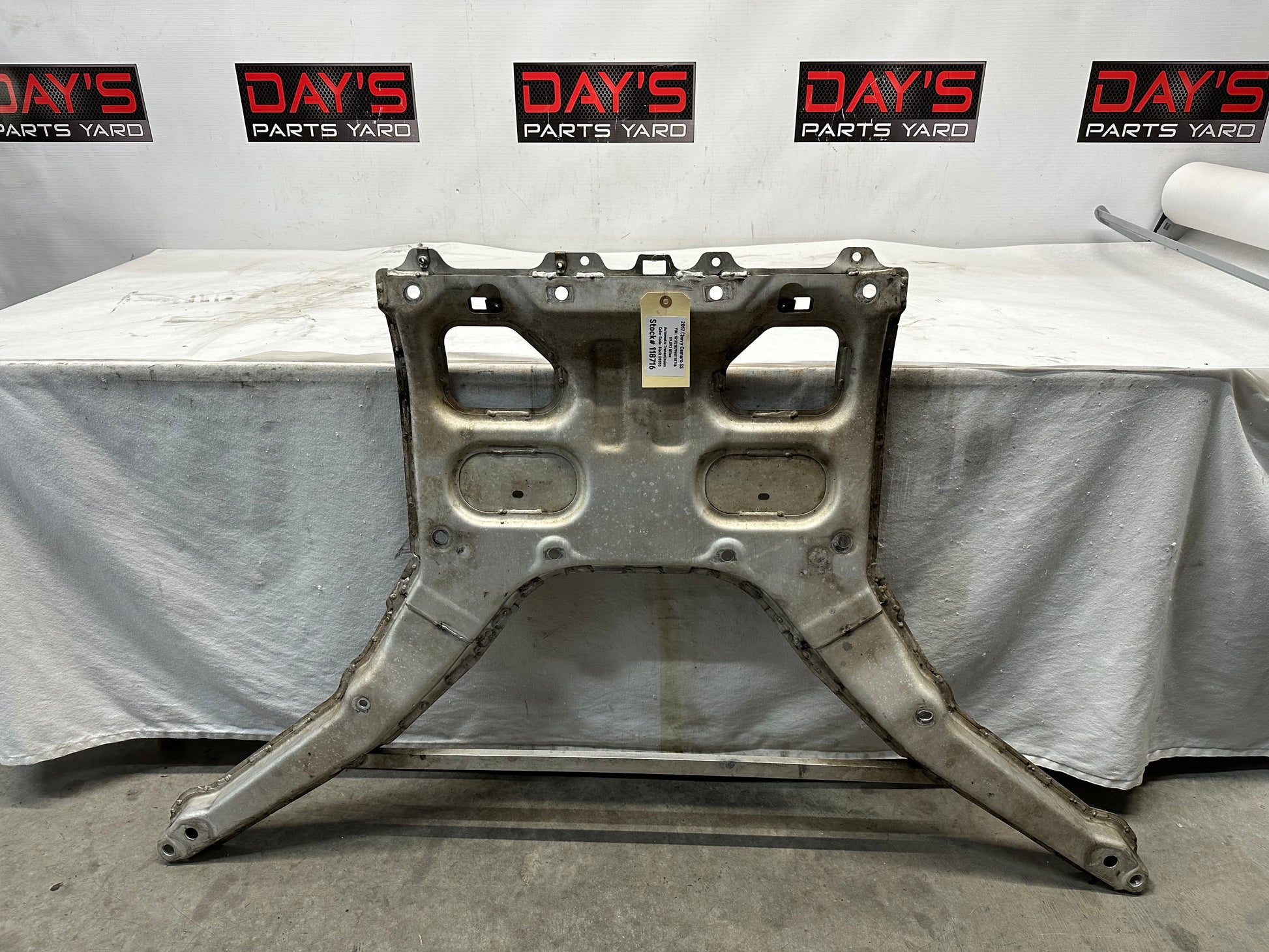 2017 Chevy Camaro SS Support Plate Cradle Shear Lower Shield  OEM - Day's Parts Yard