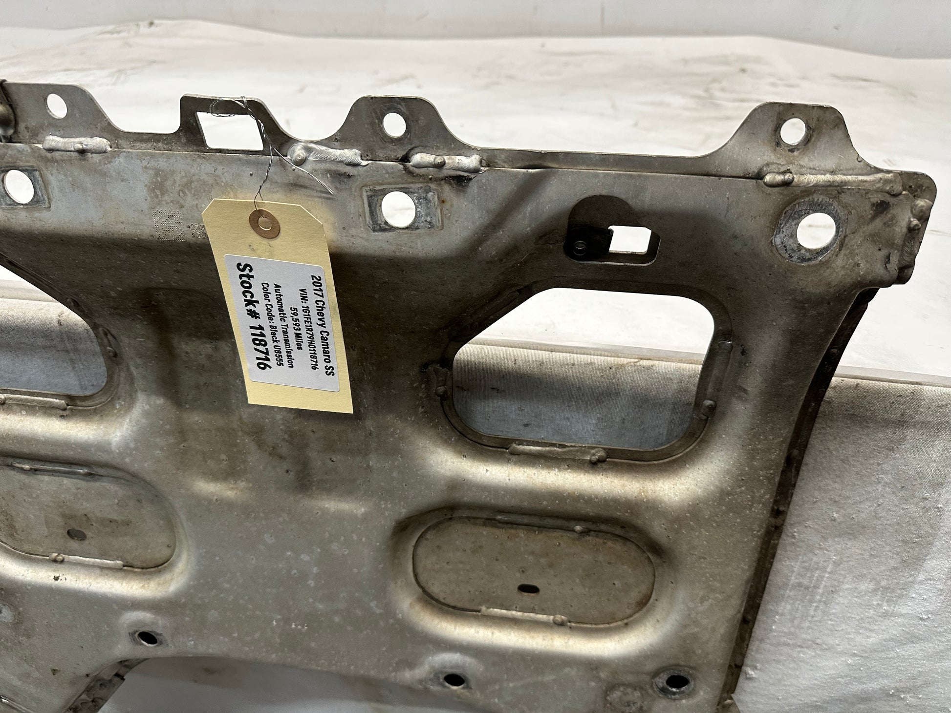 2017 Chevy Camaro SS Support Plate Cradle Shear Lower Shield  OEM - Day's Parts Yard