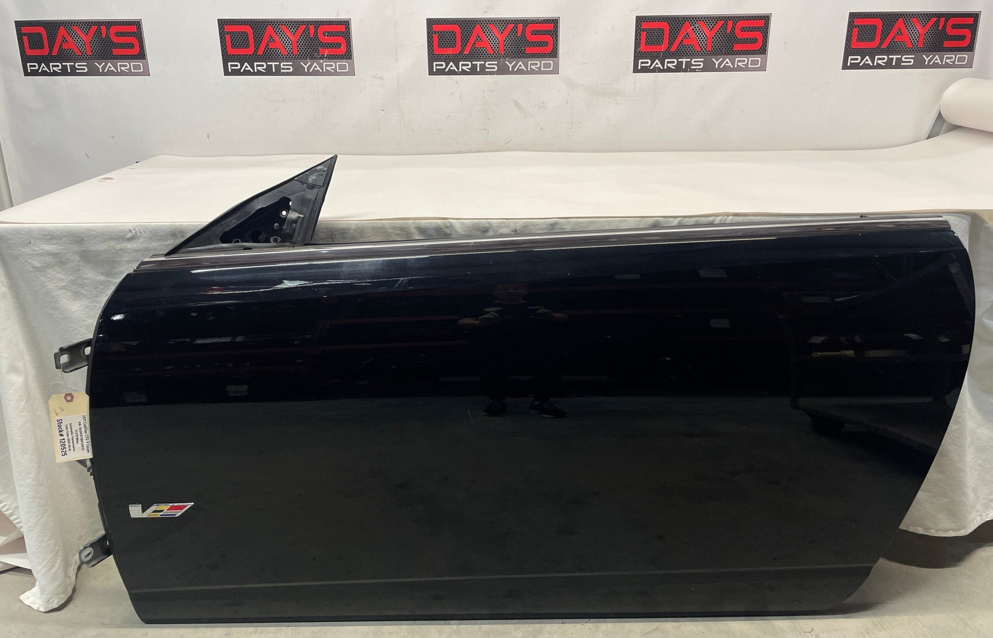 2011 Cadillac CTS-V Coupe LH Driver Door Black OEM - Day's Parts Yard