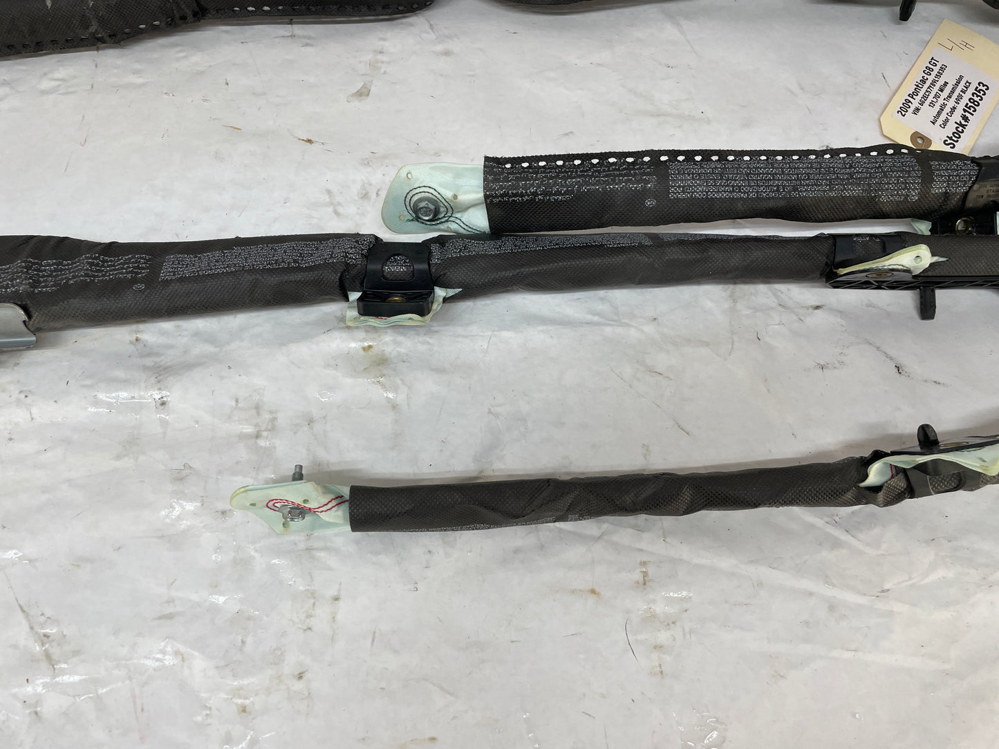 2009 Pontiac G8 GT RH & LH Curtain Head Air Bag Airbag OEM