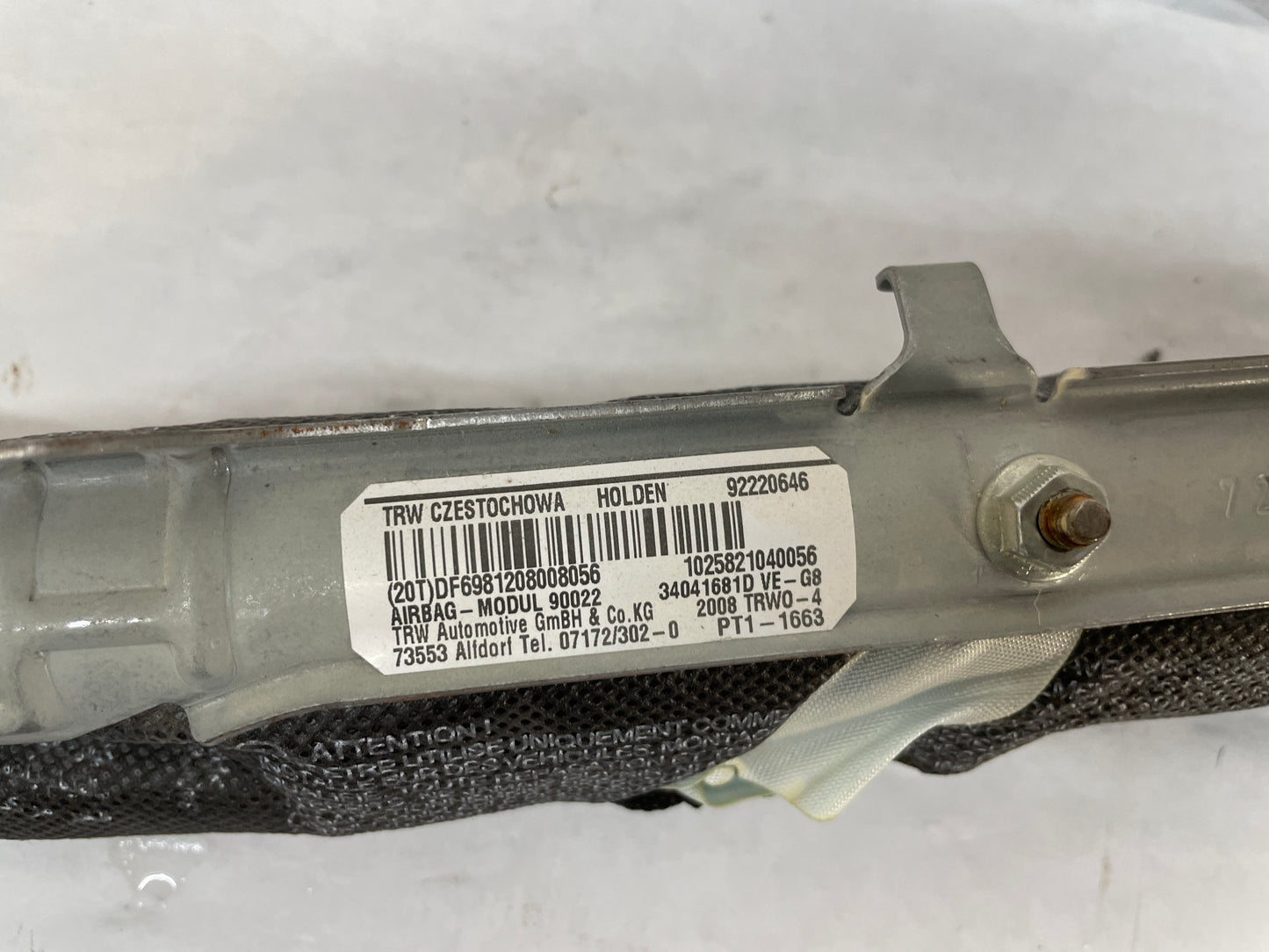 2009 Pontiac G8 GT RH & LH Curtain Head Air Bag Airbag OEM