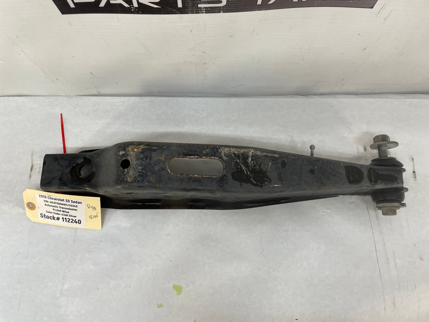 2015 Chevy SS Sedan RH Passenger Rear Suspension Lower Control Arm OEM