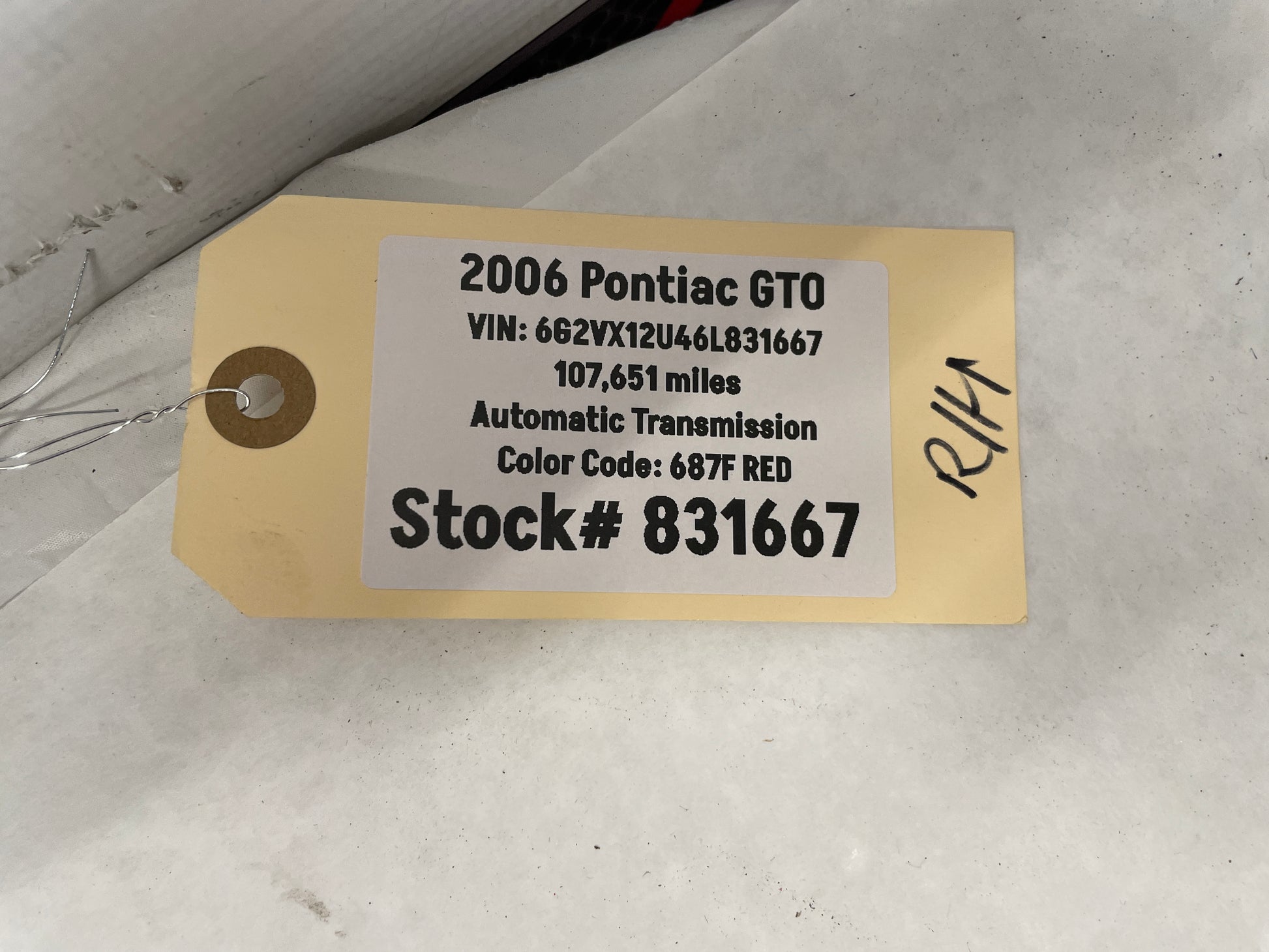 2006 Pontiac GTO RH Passenger Front Bumper Fender Brackets Guide OEM - Day's Parts Yard