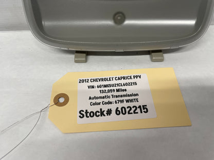 2012 Chevy Caprice PPV Rear Over Head Console Dome Light OEM