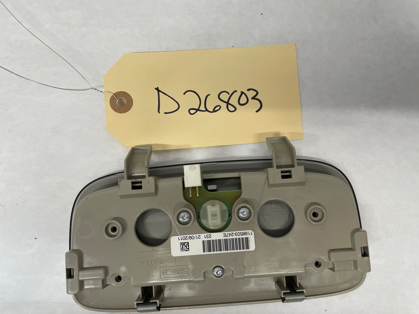 2012 Chevy Caprice PPV Rear Over Head Console Dome Light OEM