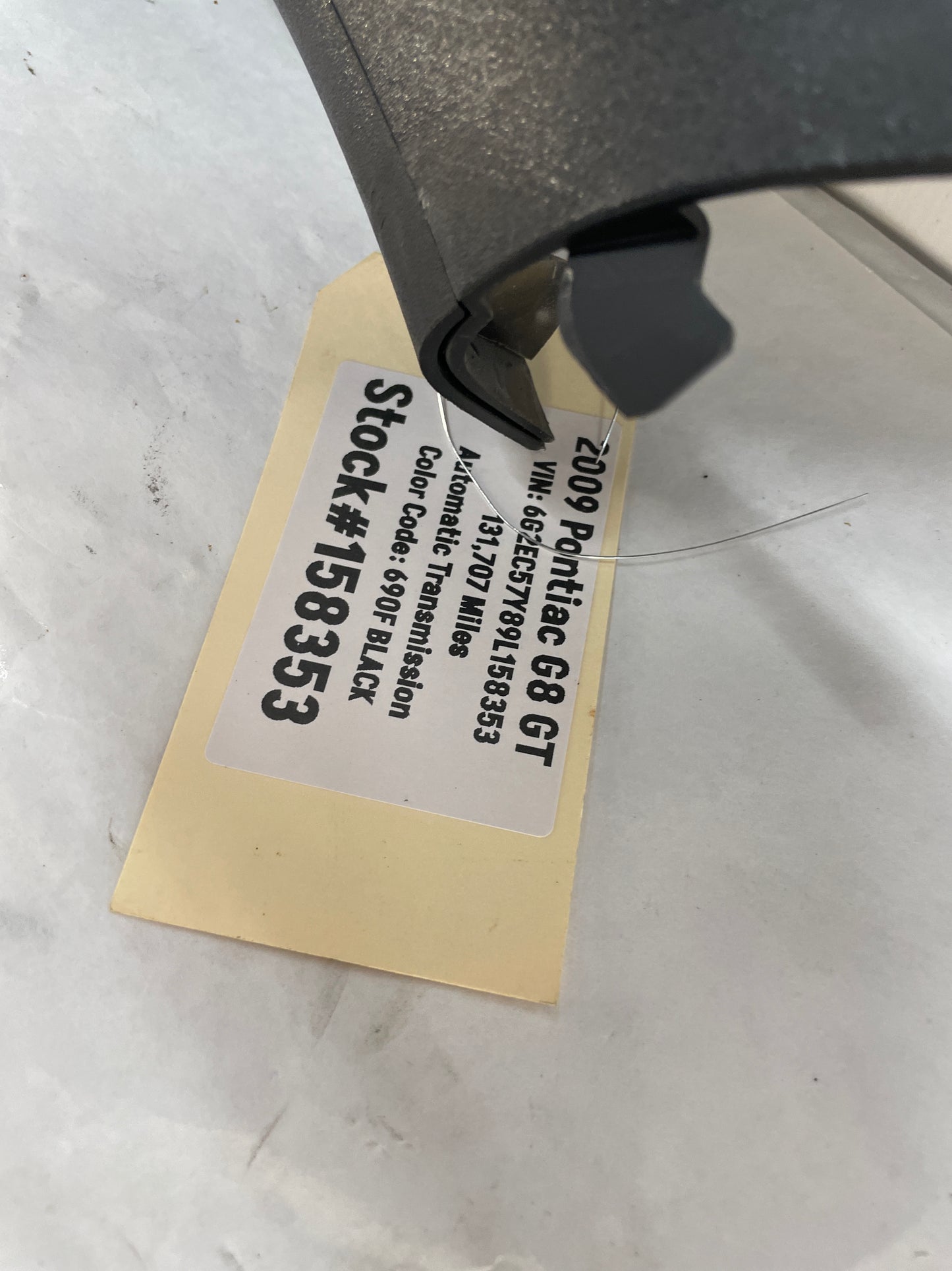 2009 Pontiac G8 GT RH Passenger Interior A Pillar Windshield Trim Panel OEM