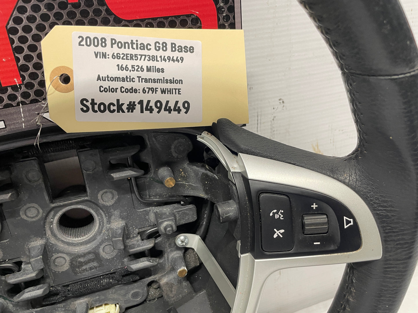 2008 Pontiac G8 Base Steering Wheel OEM - Day's Parts Yard