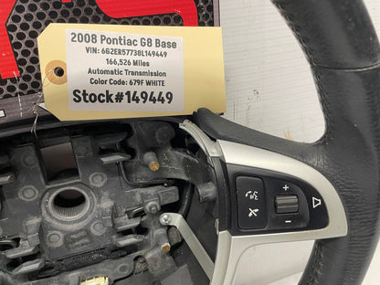 2008 Pontiac G8 Base Steering Wheel OEM - Day's Parts Yard