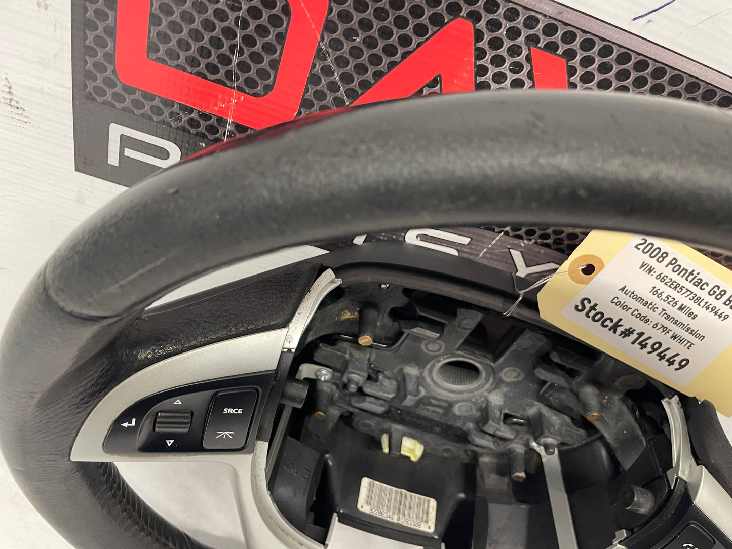 2008 Pontiac G8 Base Steering Wheel OEM - Day's Parts Yard