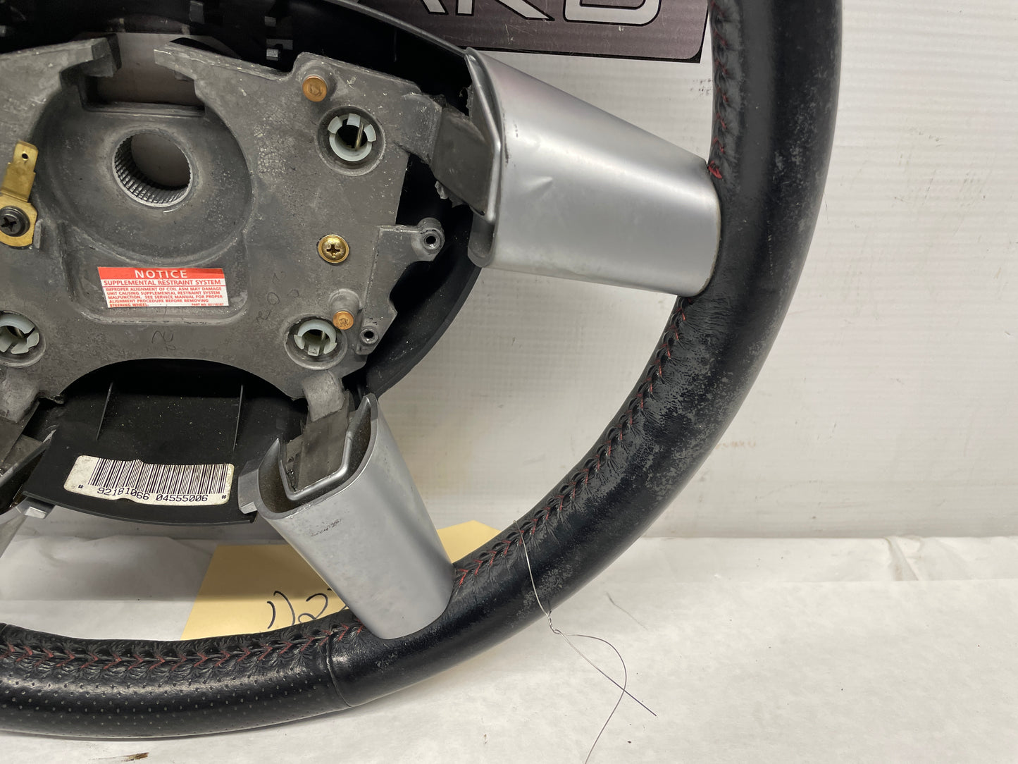 2006 Pontiac GTO Steering Wheel Red Stitching  OEM - Day's Parts Yard