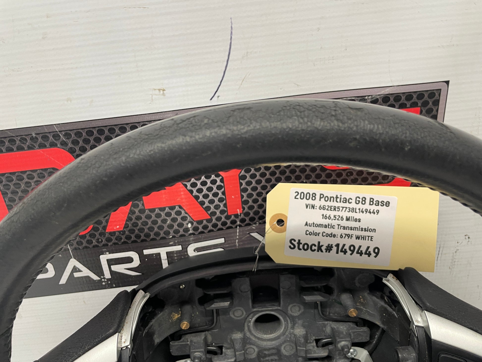 2008 Pontiac G8 Base Steering Wheel OEM - Day's Parts Yard
