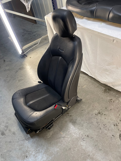 2009 Cadillac CTS-V Sedan Recaro Seats Leather Suede Front & Rear OEM - Day's Parts Yard