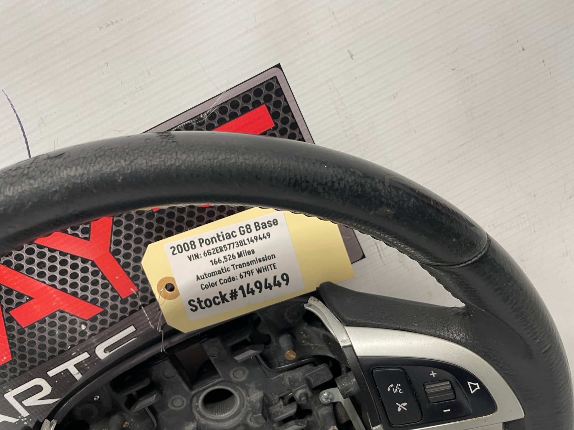 2008 Pontiac G8 Base Steering Wheel OEM - Day's Parts Yard