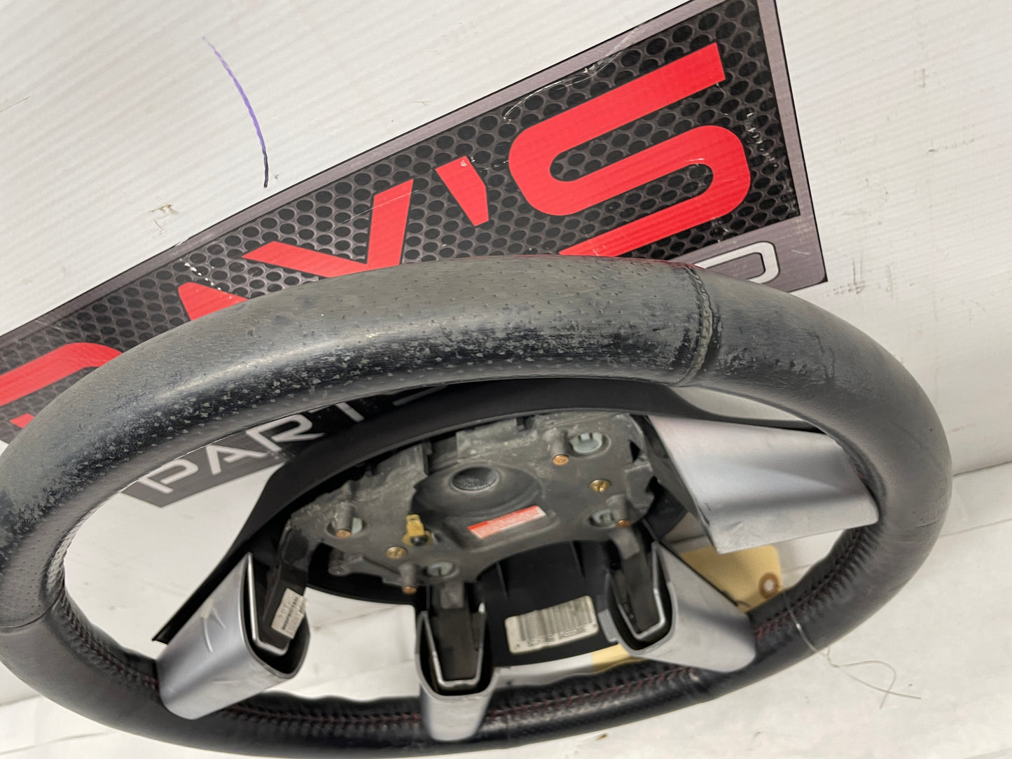 2006 Pontiac GTO Steering Wheel Red Stitching  OEM - Day's Parts Yard