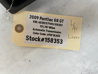 2009 Pontiac G8 GT LH Driver Front Bumper Lower Fog Light Grille OEM