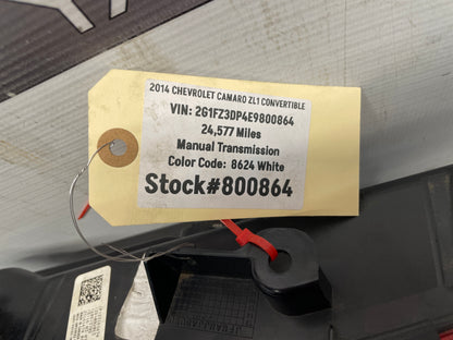 2014 Chevy Camaro ZL1 Convertible RH Passenger Tail Light Lamp Taillights LED OEM - Day's Parts Yard