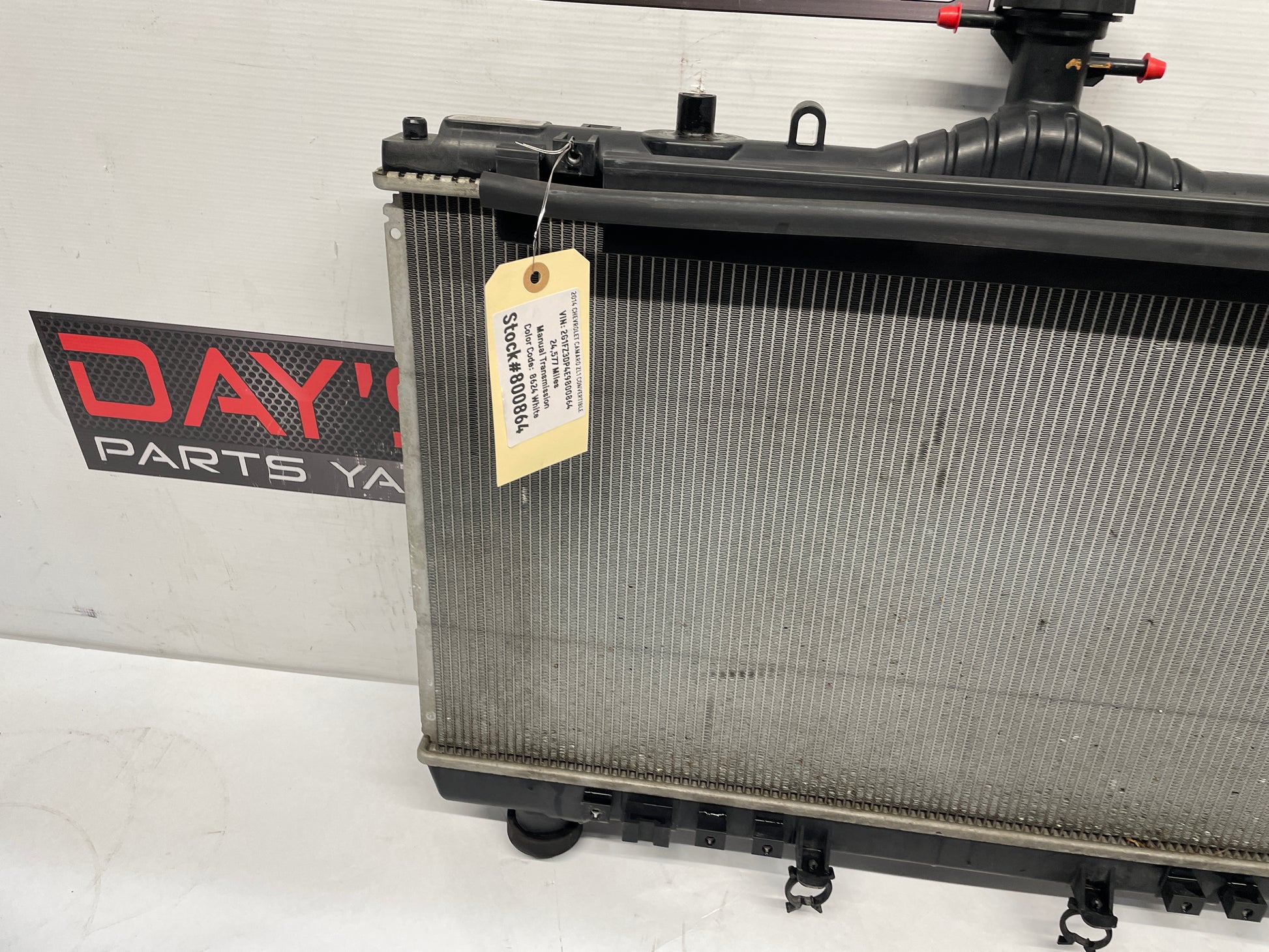 2014 Chevy Camaro ZL1 Convertible Coolant Radiator OEM - Day's Parts Yard
