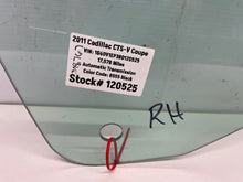 2011 Cadillac CTS-V Coupe RH Passenger Door Window Glass OEM - Day's Parts Yard