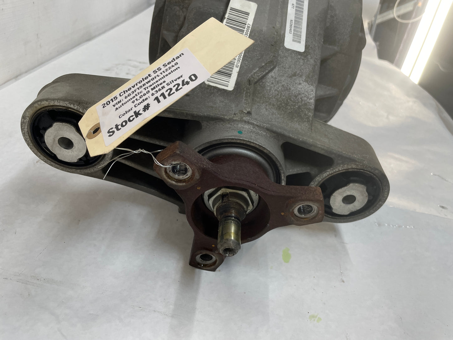 2015 Chevy SS Sedan Rear End Axle Carrier Rearend Diff Differential 3.27 LSD OEM